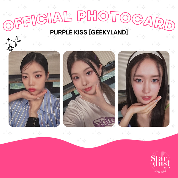 [PHOTOCARD] PURPLE KISS - GEEKYLAND [Dear My Muse]