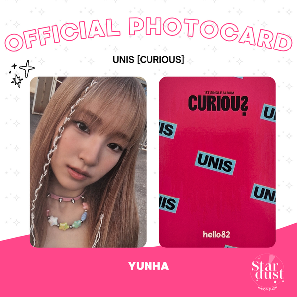 [PHOTOCARD] UNIS - CURIOUS [hello82 Benefit]