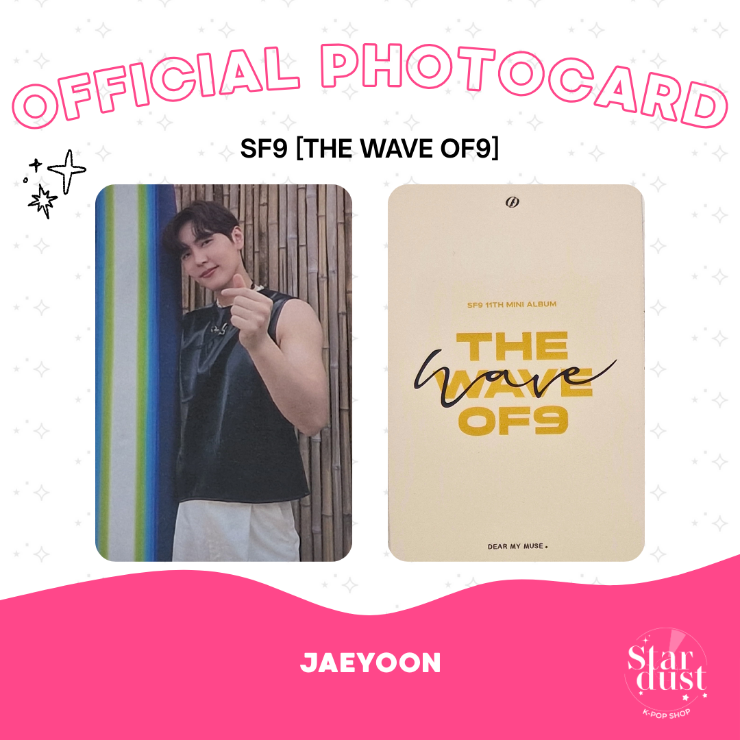 [PHOTOCARD] SF9 - THE WAVE OF9 [Dear My Muse] Set A