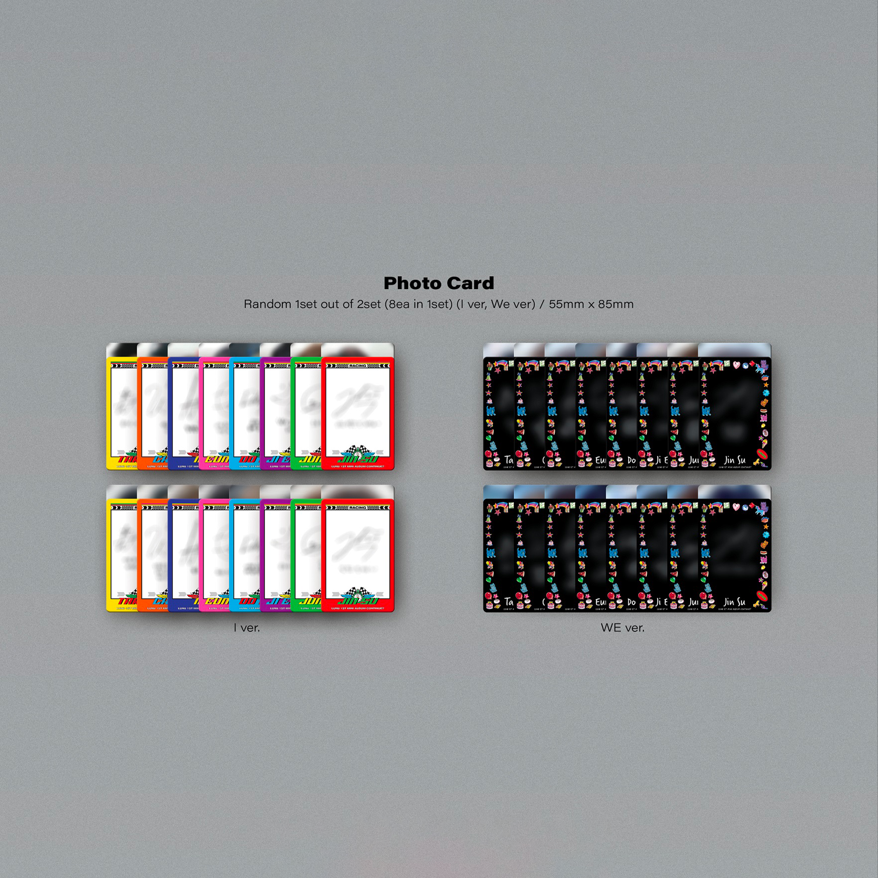 LUN8 - CONTINUE? [1st Mini Album] + POSTER - Stardust K-pop Shop
