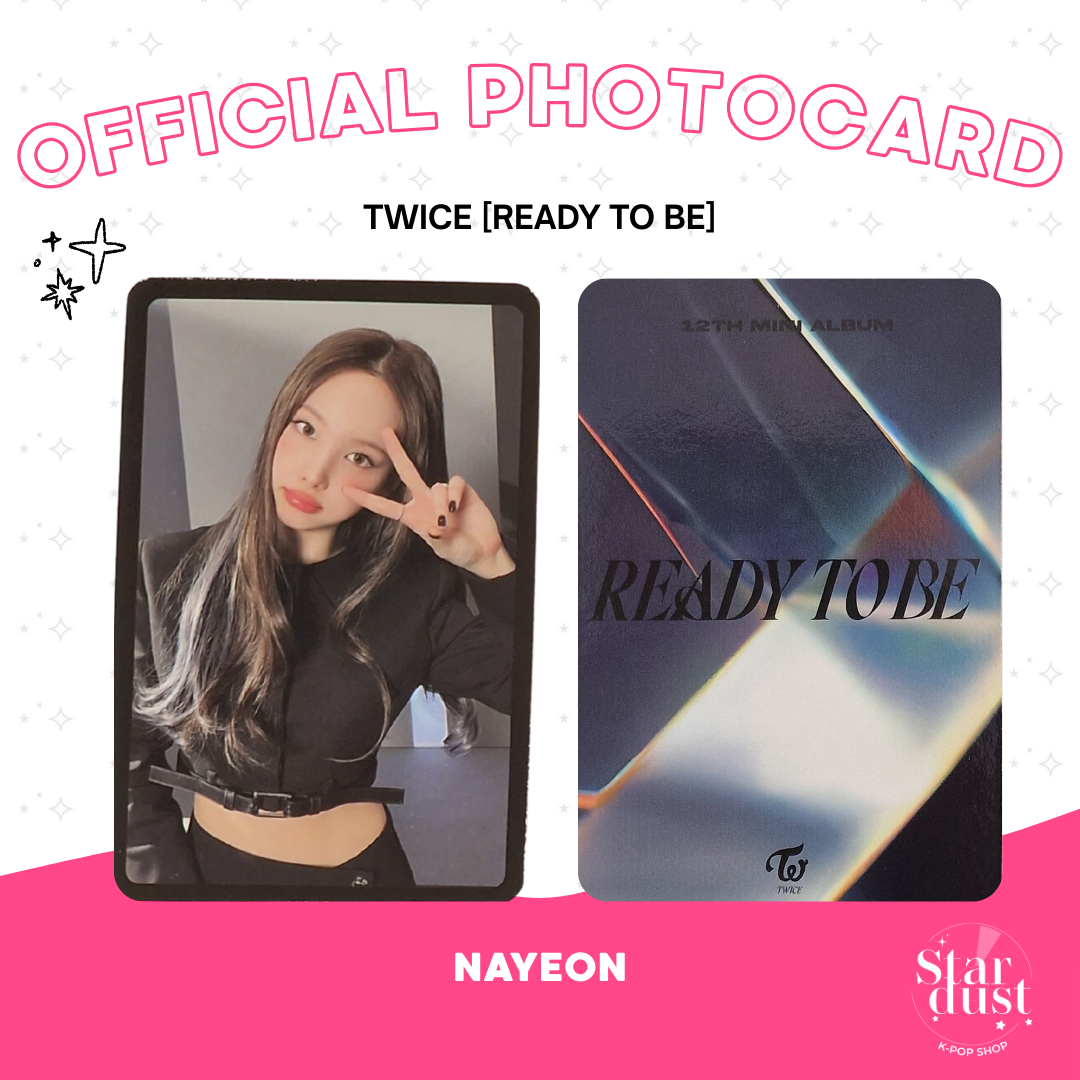 [PHOTOCARD] TWICE - READY TO BE [To Ver.]