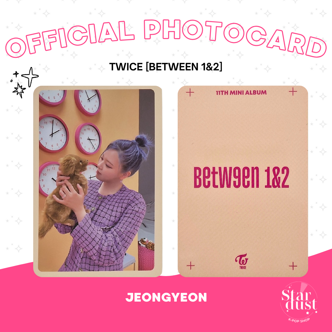 [PHOTOCARD] TWICE - BETWEEN 1&2 [Archive Ver.]