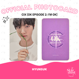 [PHOTOCARD] CIX - OK EPISODE 2: I'M OK [Dear My Muse] Set D