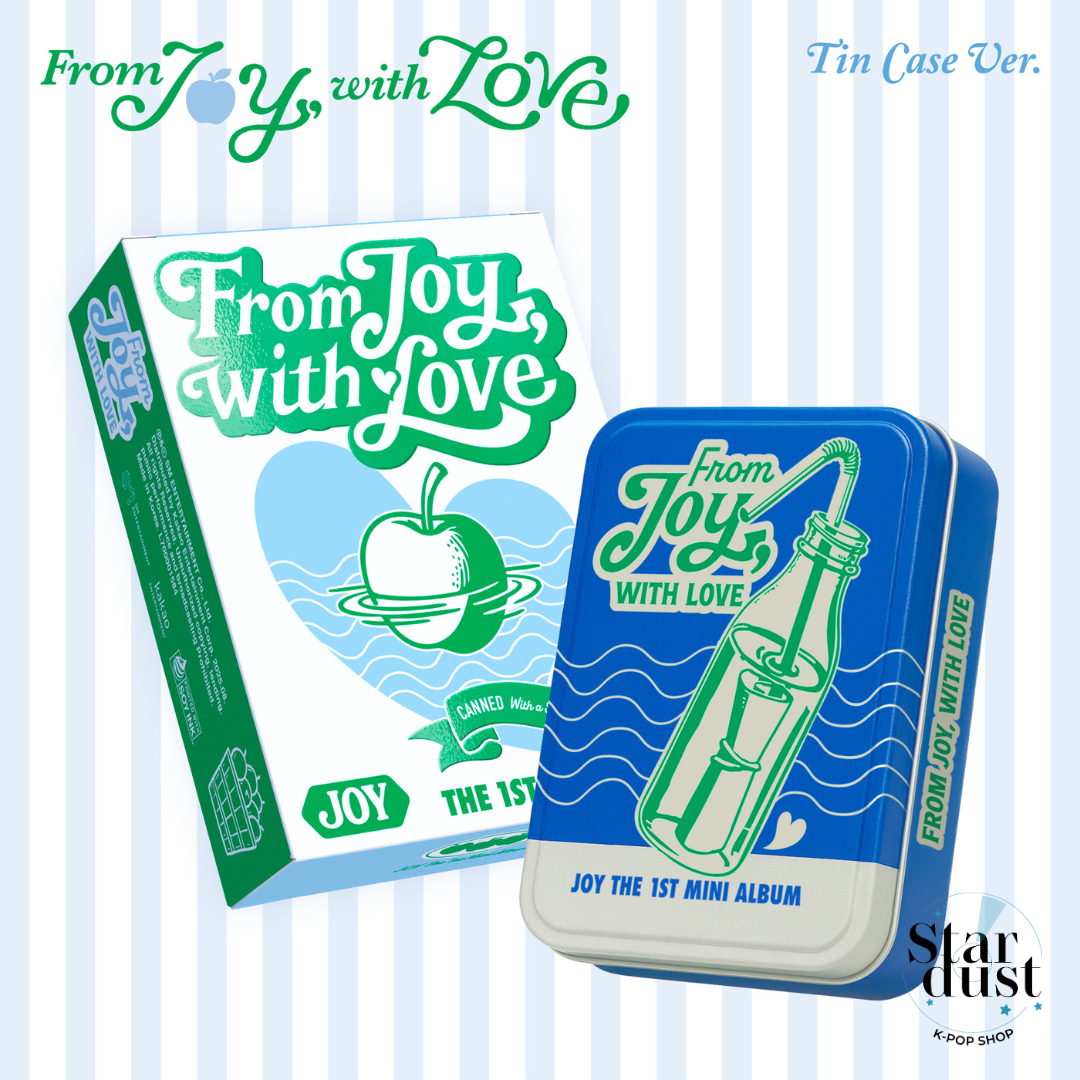 [PRE-ORDER] JOY - FROM JOY, WITH LOVE [1st Mini Album] Tin Case Ver. - Stardust K-pop Shop