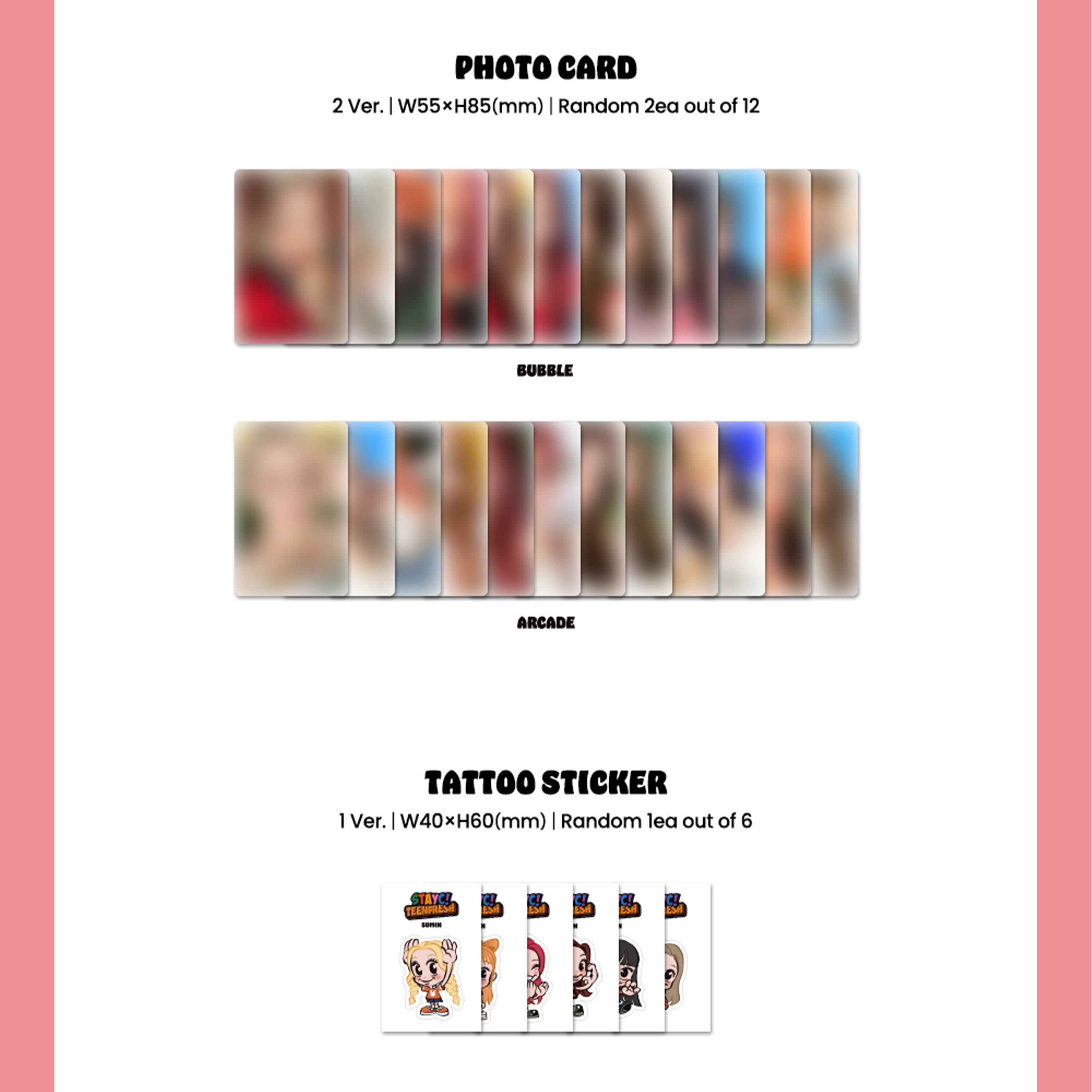 STAYC - TEENFRESH [3rd Mini Album] + POSTER - Stardust K-pop Shop