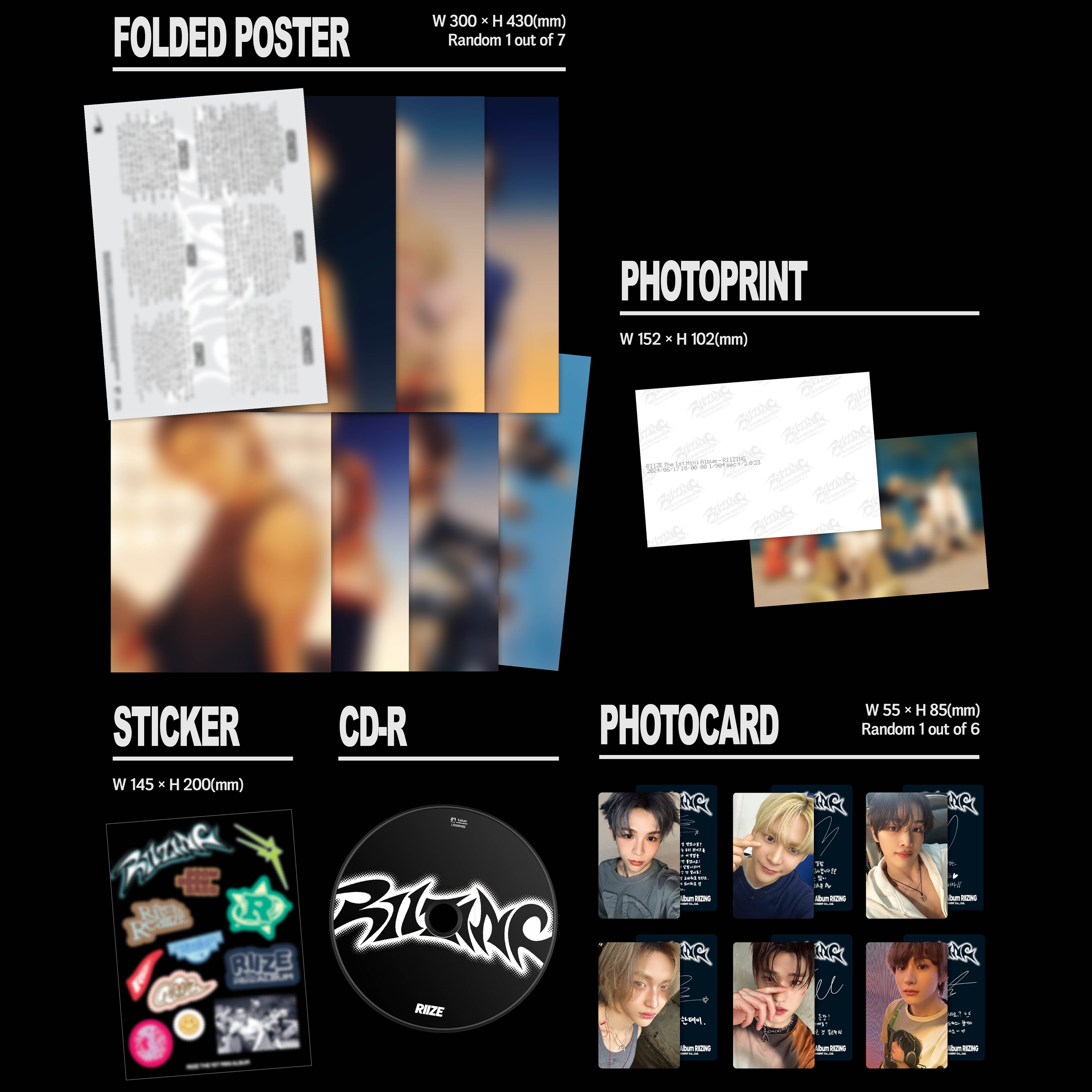 RIIZE - RIIZING [1st Mini Album] Photobook Ver. - Stardust K-pop Shop