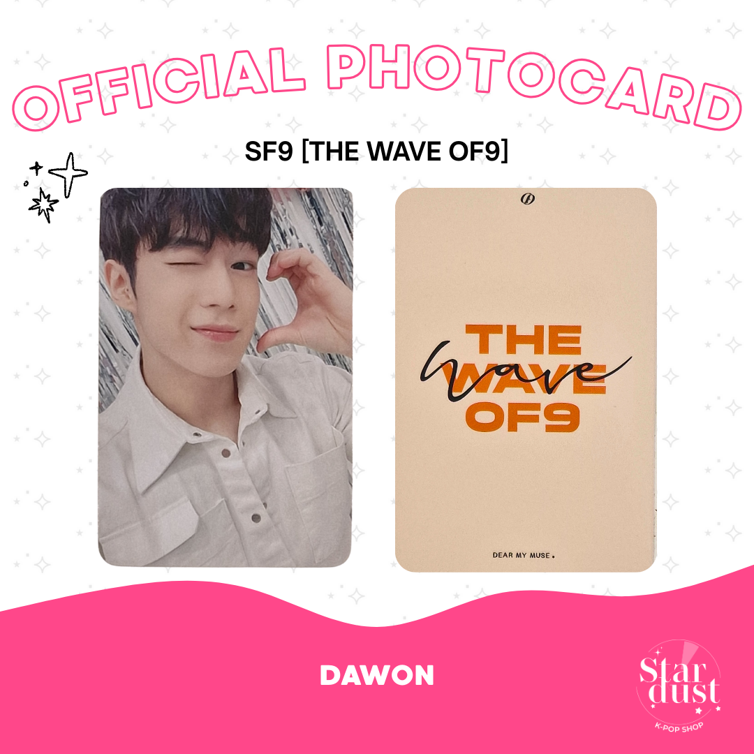 [PHOTOCARD] SF9 - THE WAVE OF9 [Dear My Muse] Set D