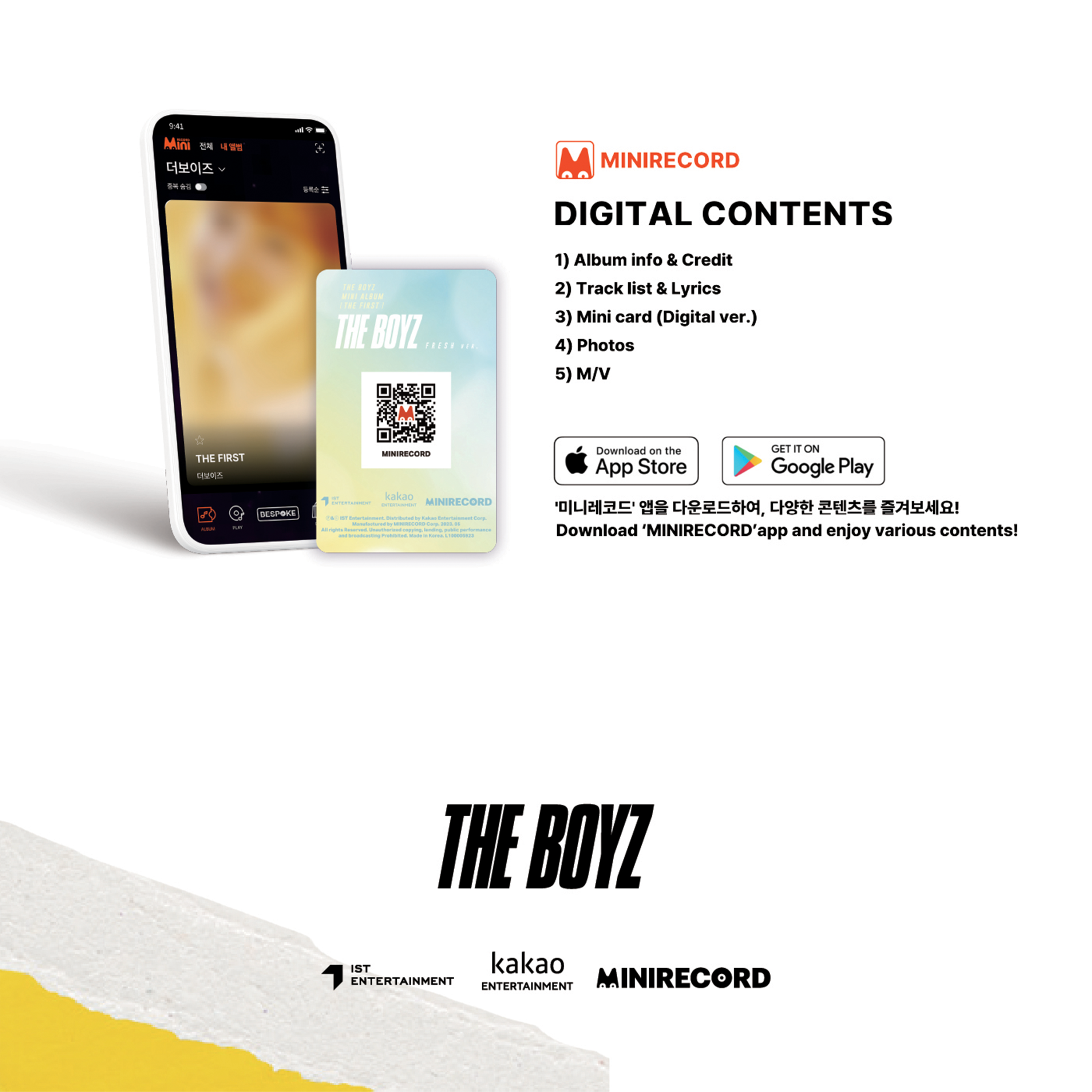 THE BOYZ - THE FIRST [1st Mini Album] Platform Ver. - Stardust K-pop Shop