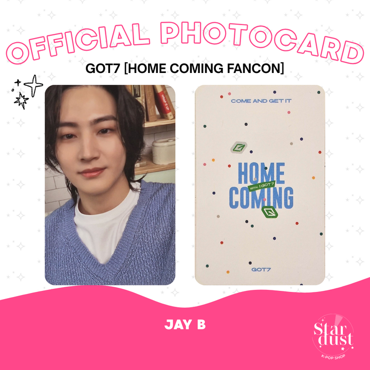 [PHOTOCARD] GOT7 - HOME COMING FANCON [Set A] - Stardust K-pop Shop