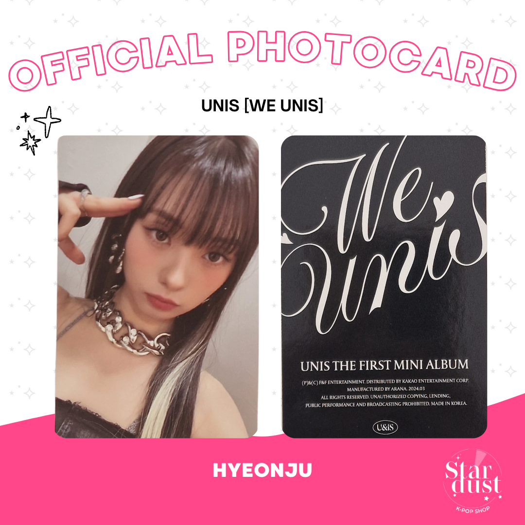[PHOTOCARD] UNIS - WE UNIS [Album Pob]