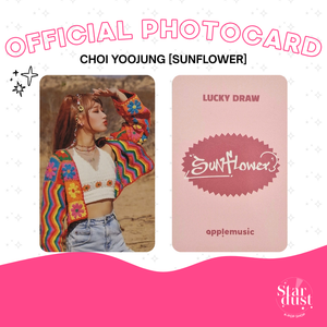 [PHOTOCARD] CHOI YOOJUNG - SUNFLOWER [Set B] - Stardust K-pop Shop