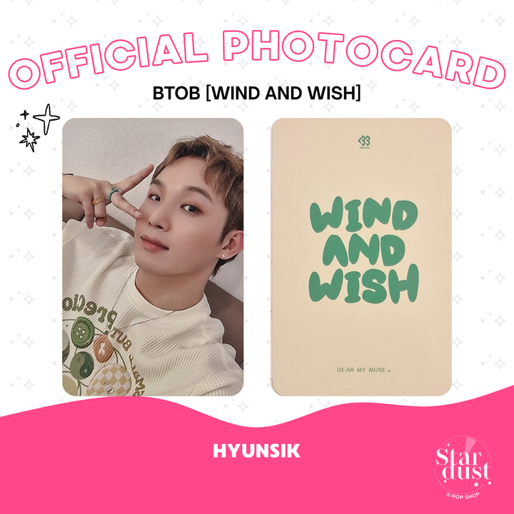 [PHOTOCARD] BTOB - WIND AND WISH [Dear My Muse] - Stardust K-pop Shop
