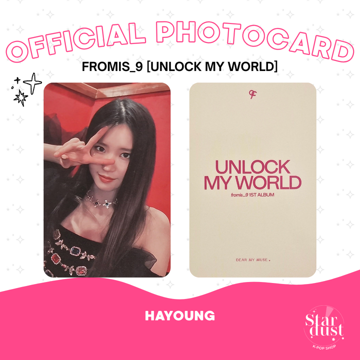 [PHOTOCARD] FROMIS_9 - UNLOCK MY WORLD [Dear My Muse]