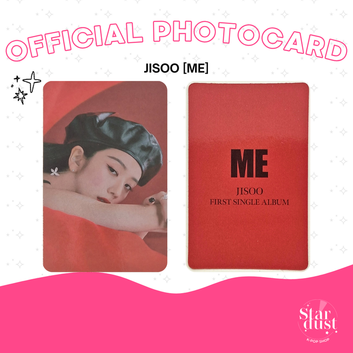 [PHOTOCARD] BLACKPINK JISOO - ME - Stardust K-pop Shop