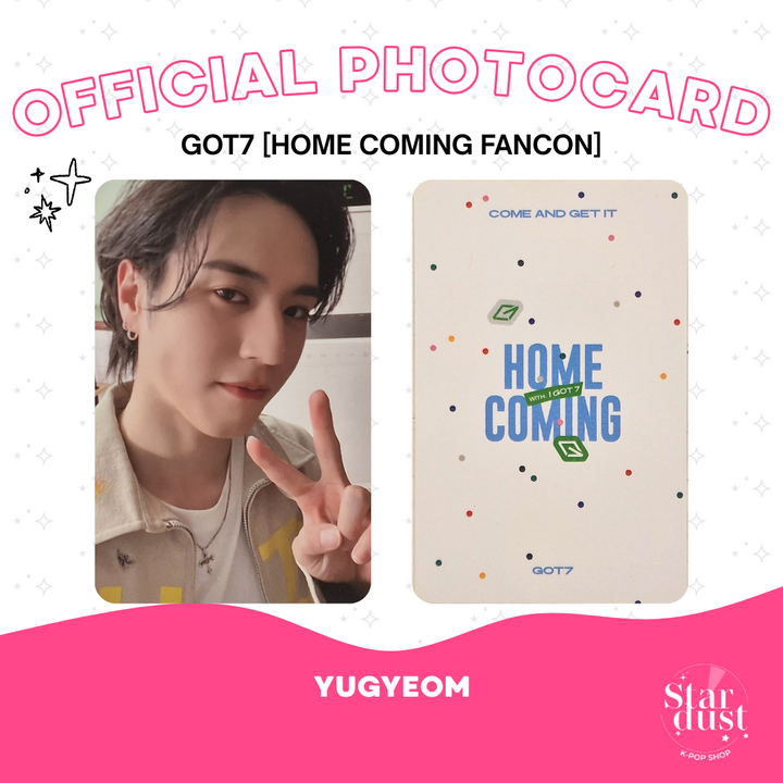 [PHOTOCARD] GOT7 - HOME COMING FANCON [Set A] - Stardust K-pop Shop