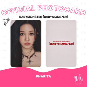 [PHOTOCARD] BABYMONSTER - BABYMONS7ER [Pob] - Stardust K-pop Shop