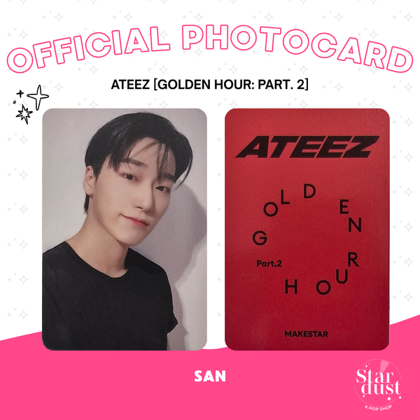 [PHOTOCARD] ATEEN (SAN) - GOLDEN HOUR: PART. 2 [MAKESTAR POB]