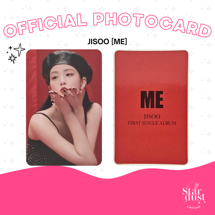 [PHOTOCARD] BLACKPINK JISOO - ME - Stardust K-pop Shop