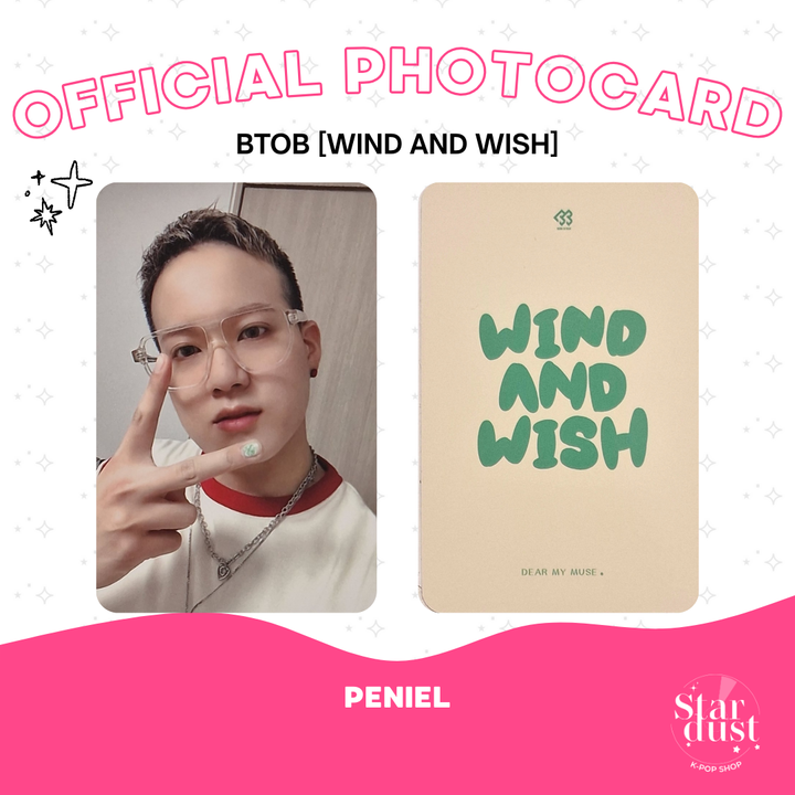 [PHOTOCARD] BTOB - WIND AND WISH [Dear My Muse] - Stardust K-pop Shop