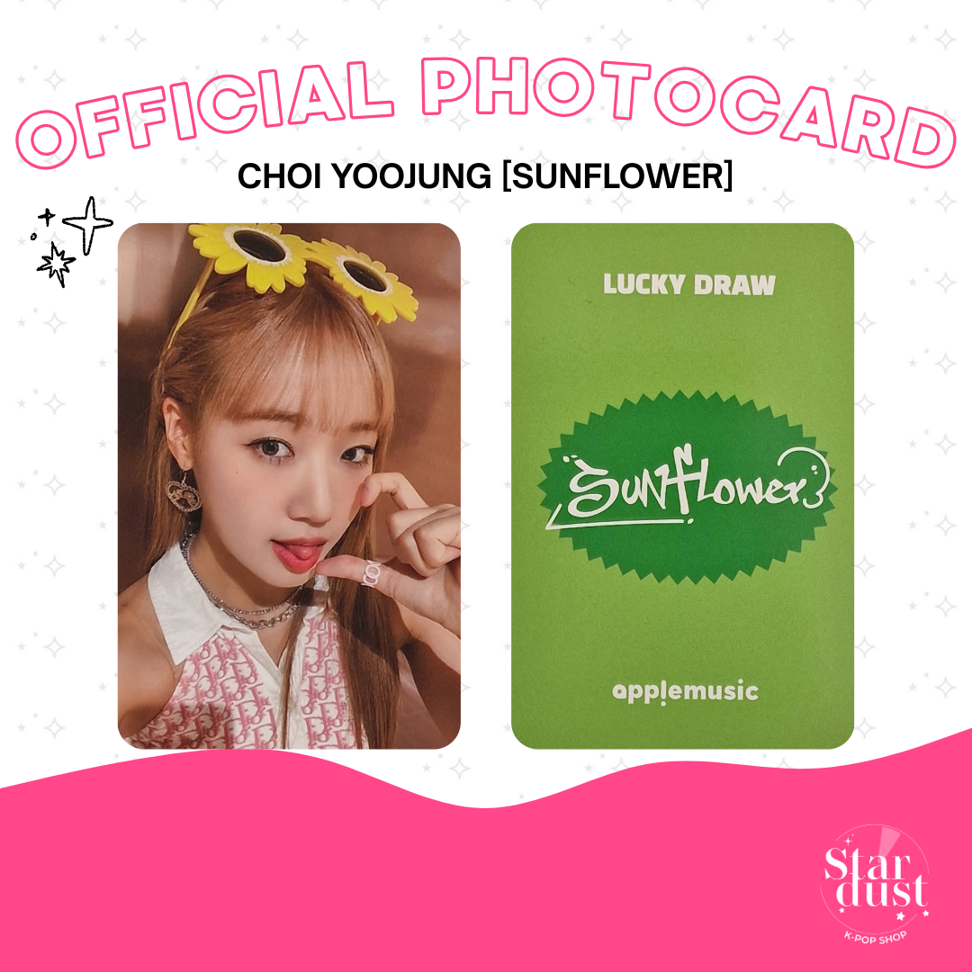 [PHOTOCARD] CHOI YOOJUNG - SUNFLOWER [Set A] - Stardust K-pop Shop