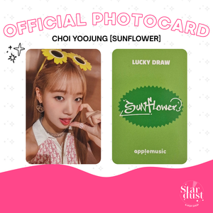 [PHOTOCARD] CHOI YOOJUNG - SUNFLOWER [Set A] - Stardust K-pop Shop