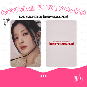 [PHOTOCARD] BABYMONSTER - BABYMONS7ER [Pob] - Stardust K-pop Shop