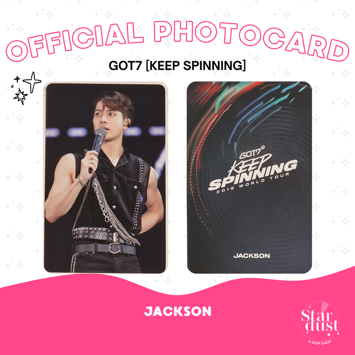 [PHOTOCARD] GOT7 - KEEP SPINNING - Stardust K-pop Shop