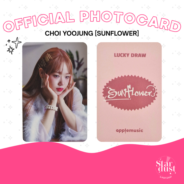 [PHOTOCARD] CHOI YOOJUNG - SUNFLOWER [Set B] - Stardust K-pop Shop