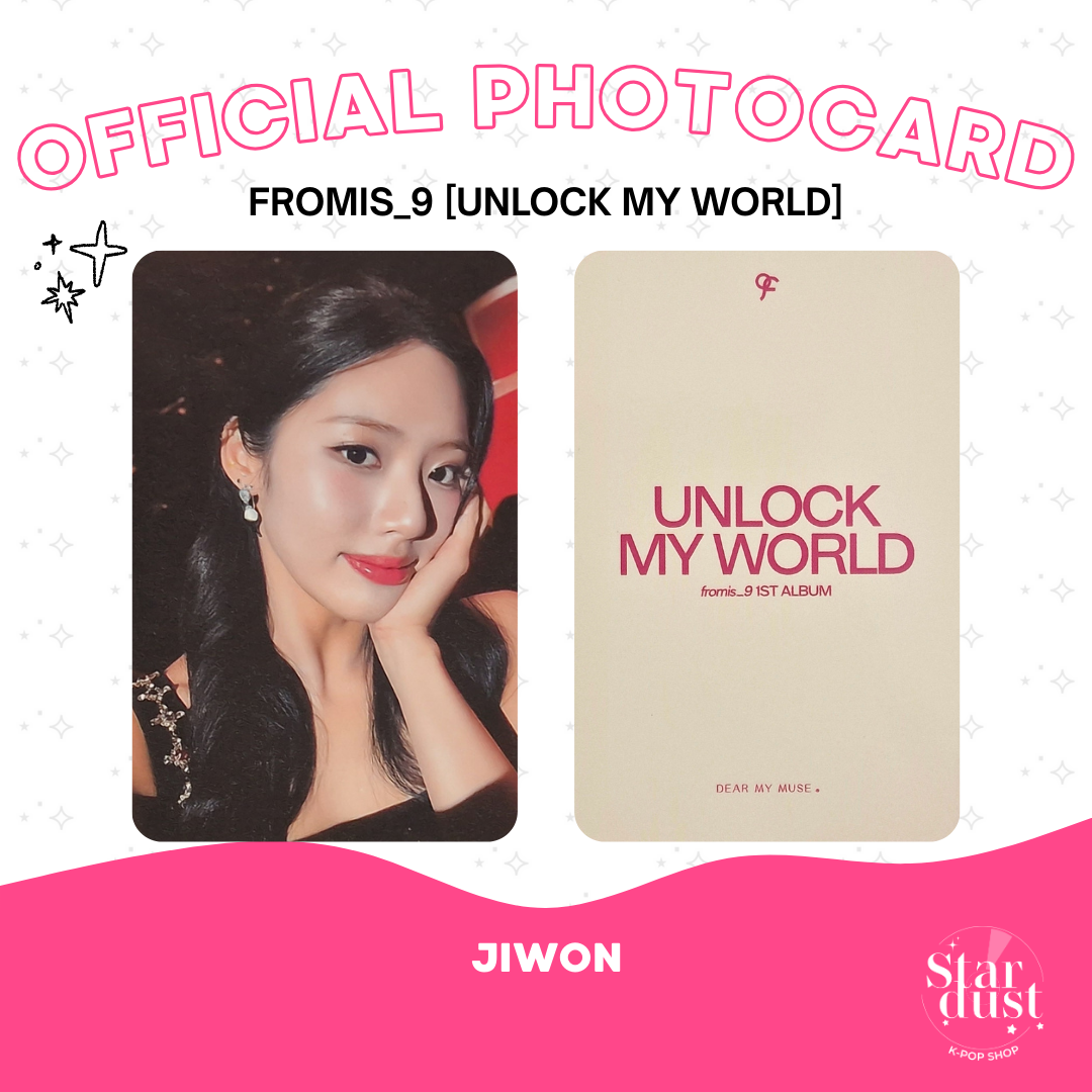 [PHOTOCARD] FROMIS_9 - UNLOCK MY WORLD [Dear My Muse] - Stardust K-pop Shop
