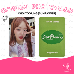 [PHOTOCARD] CHOI YOOJUNG - SUNFLOWER [Set A] - Stardust K-pop Shop