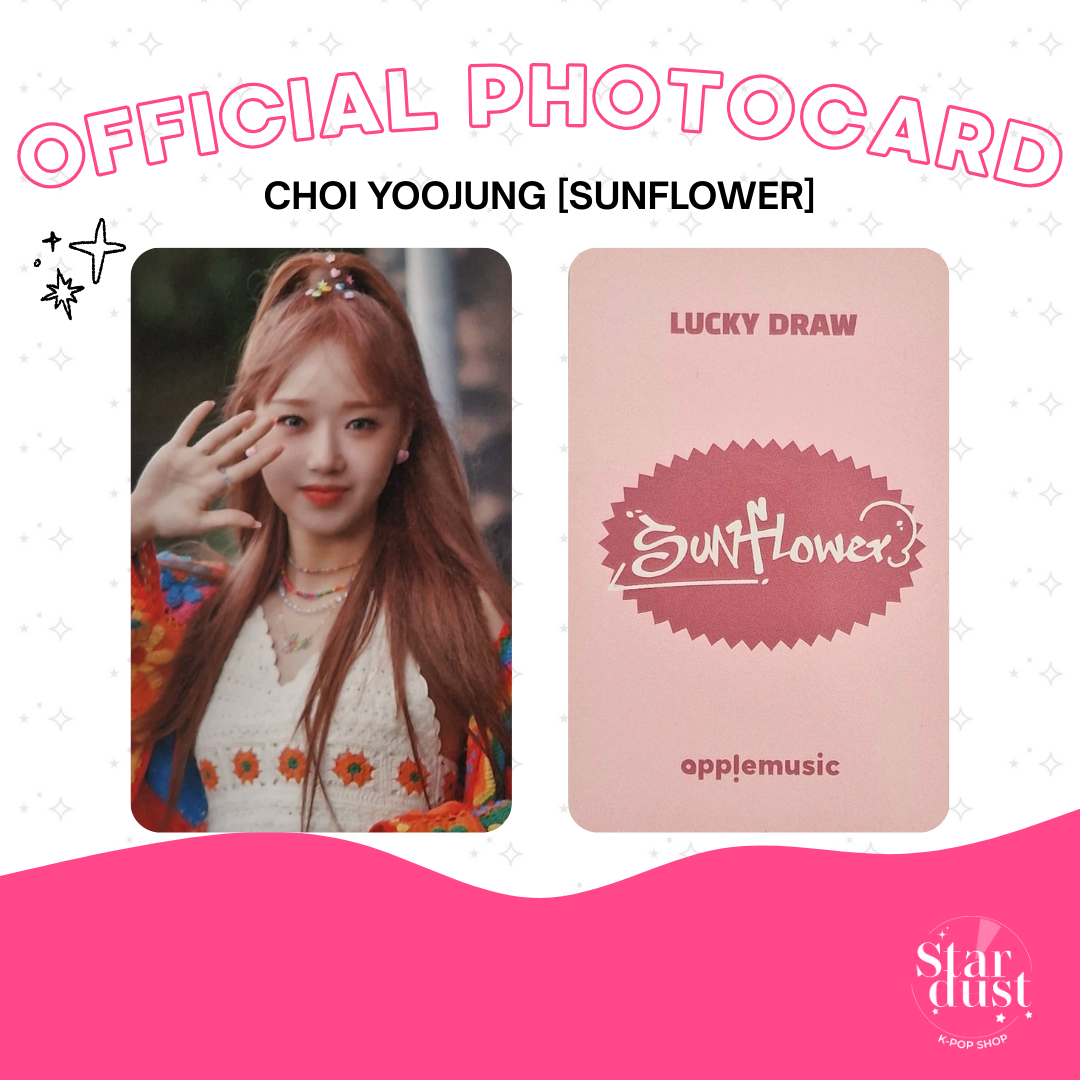 [PHOTOCARD] CHOI YOOJUNG - SUNFLOWER [Set B] - Stardust K-pop Shop
