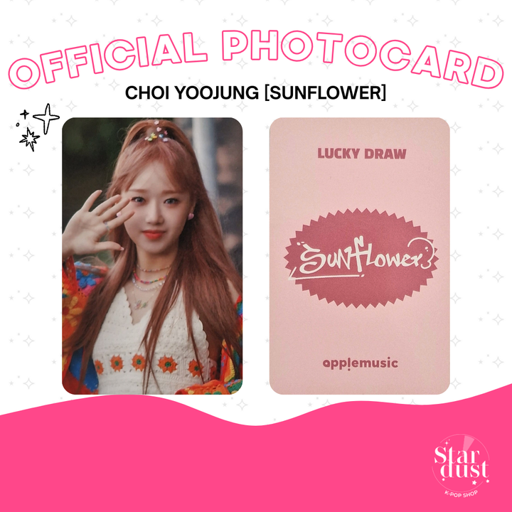 [PHOTOCARD] CHOI YOOJUNG - SUNFLOWER [Set B] - Stardust K-pop Shop