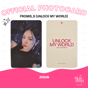 [PHOTOCARD] FROMIS_9 - UNLOCK MY WORLD [Dear My Muse] - Stardust K-pop Shop