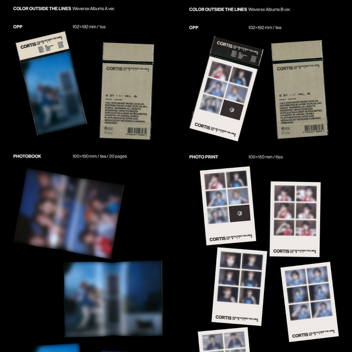 [PRE-ORDER] CORTIS - The 1st EP [COLOR OUTSIDE THE LINES] Weverse Albums Ver. - Stardust K-pop Shop