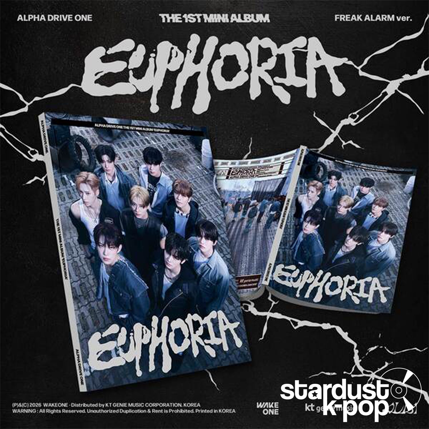 ALPHA DRIVE ONE 1ST MINI ALBUM FREAK ALARM VER STARDUST KPOP SHOP