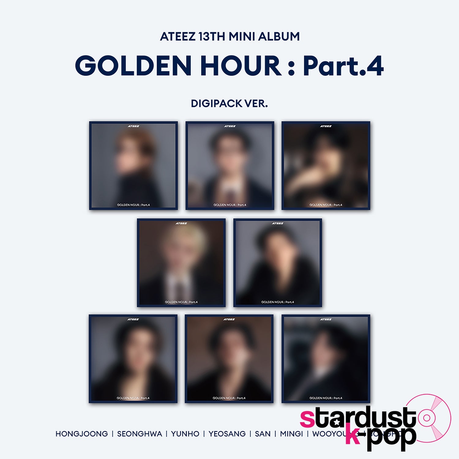ATEEZ - GOLDEN HOUR : Part. 4 (Digipack Ver.) stardust kpop shop