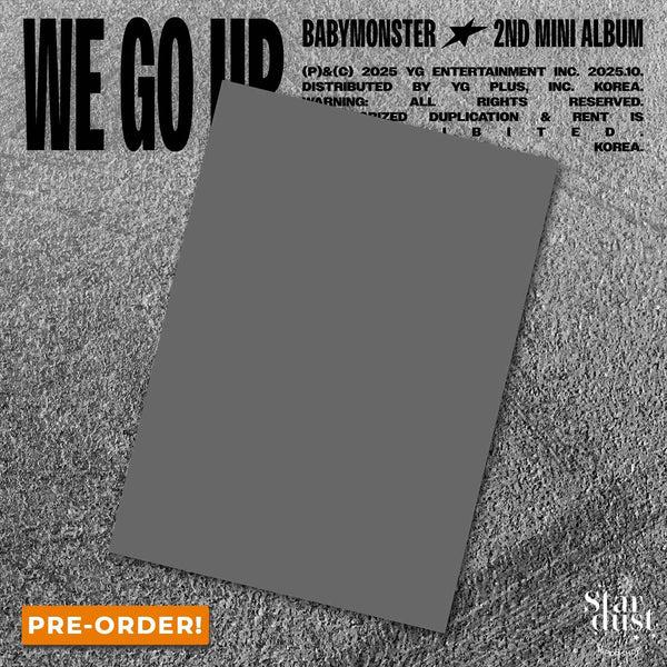 BABYMONSTER - WE GO UP [2nd Mini Album] Postcard Ver. - Stardust K-pop Shop