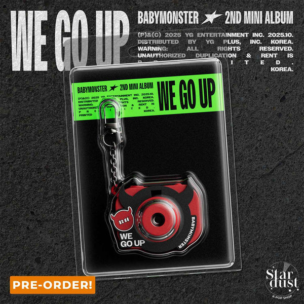 BABYMONSTER - WE GO UP [2nd Mini Album] Mini Beam Keyring Ver. - Stardust K-Pop Shop