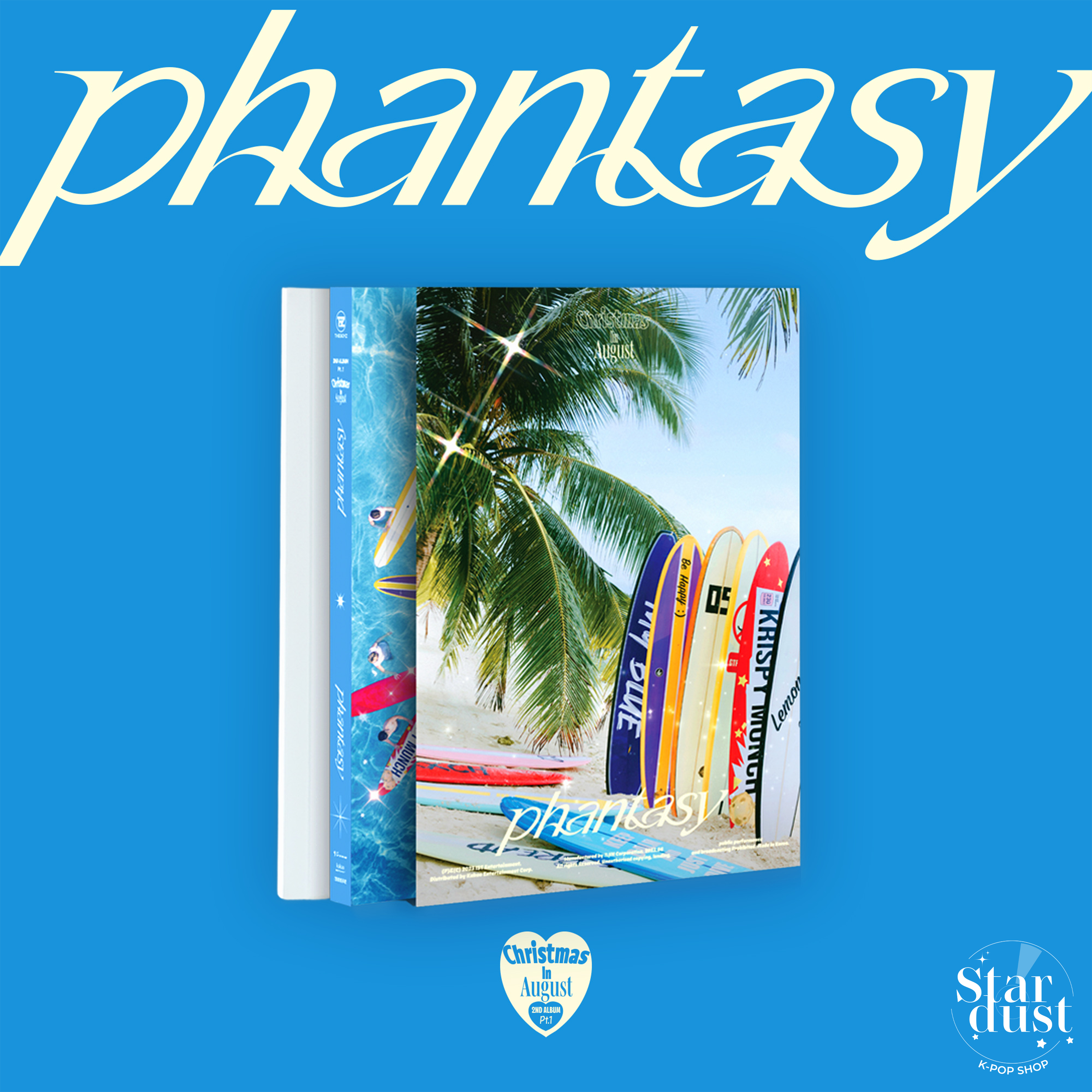 THE BOYZ - [PHANTASY] PT. 1 CHRISTMAS IN AUGUST [2nd Full Album] + POSTER - Stardust K-pop Shop