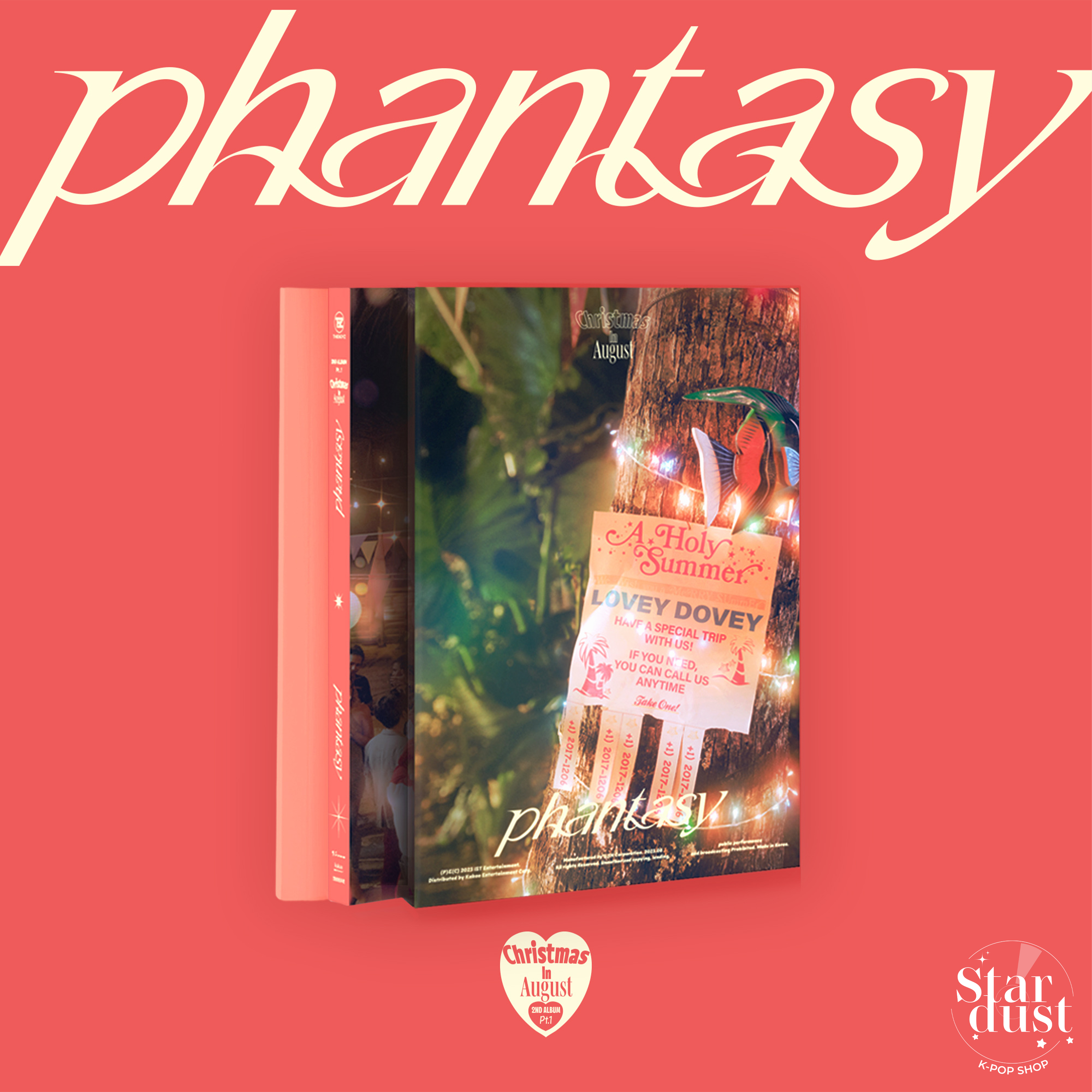 THE BOYZ - [PHANTASY] PT. 1 CHRISTMAS IN AUGUST [2nd Full Album] + POSTER - Stardust K-pop Shop