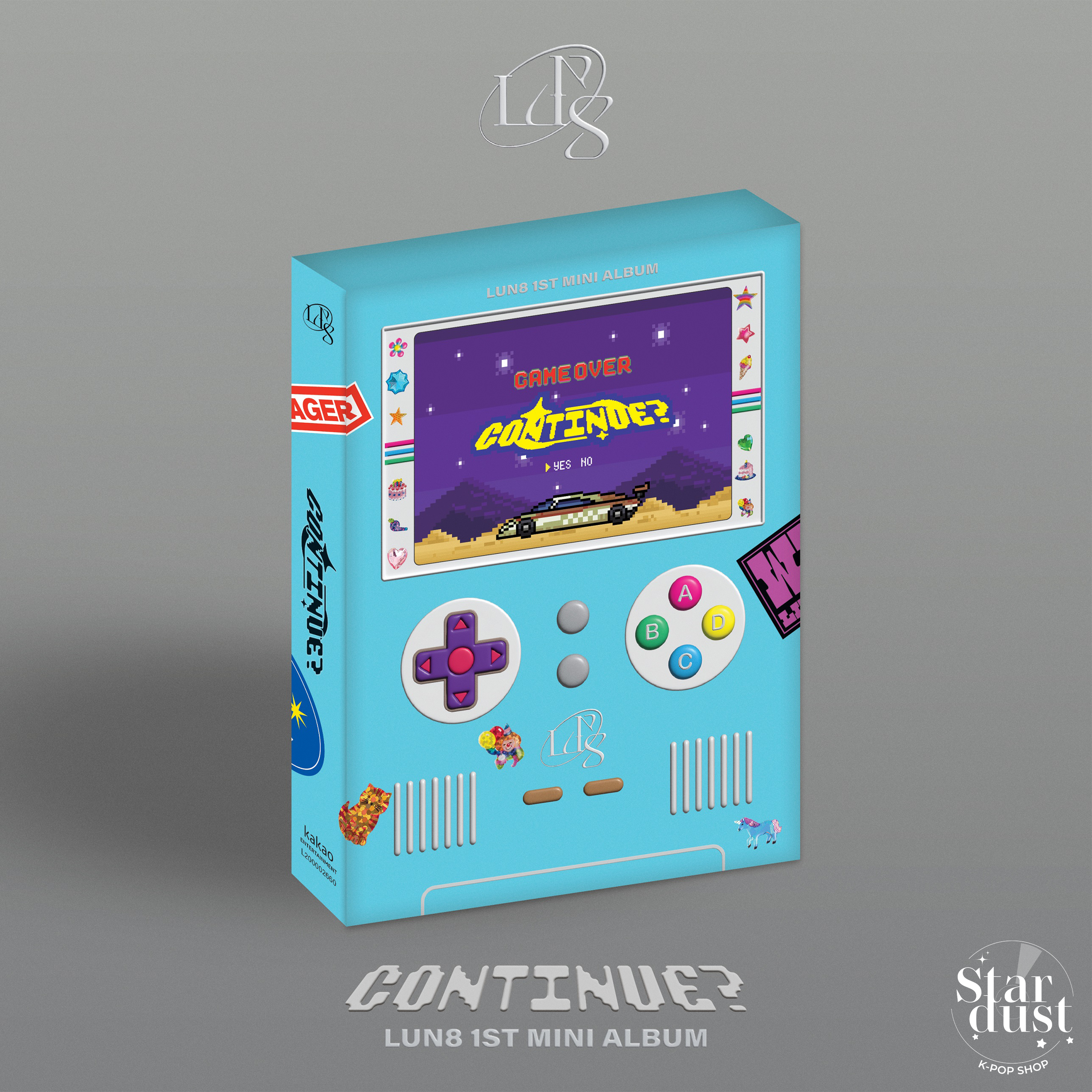 LUN8 - CONTINUE? [1st Mini Album] + POSTER - Stardust K-pop Shop