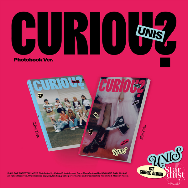 UNIS - CURIOUS [1st Single Album] Signed Ver.