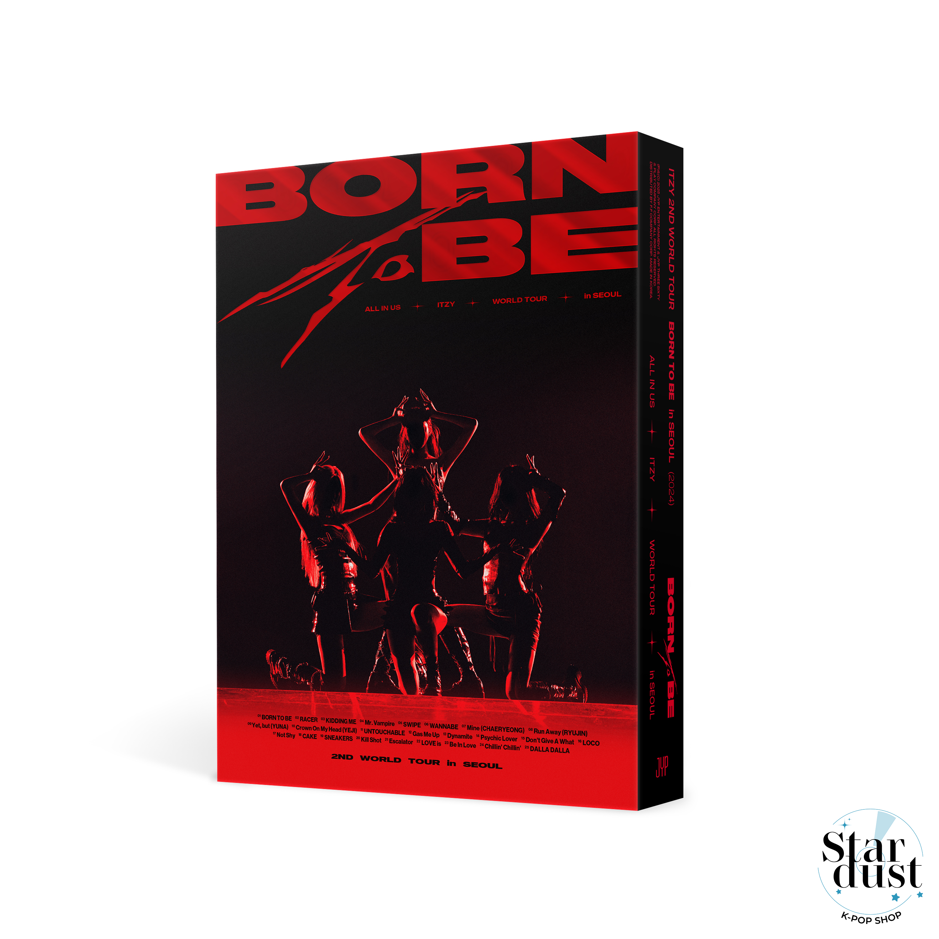 ITZY - 2nd WORLD TOUR "BORN TO BE" IN SEOUL [DVD] - Stardust K-pop Shop