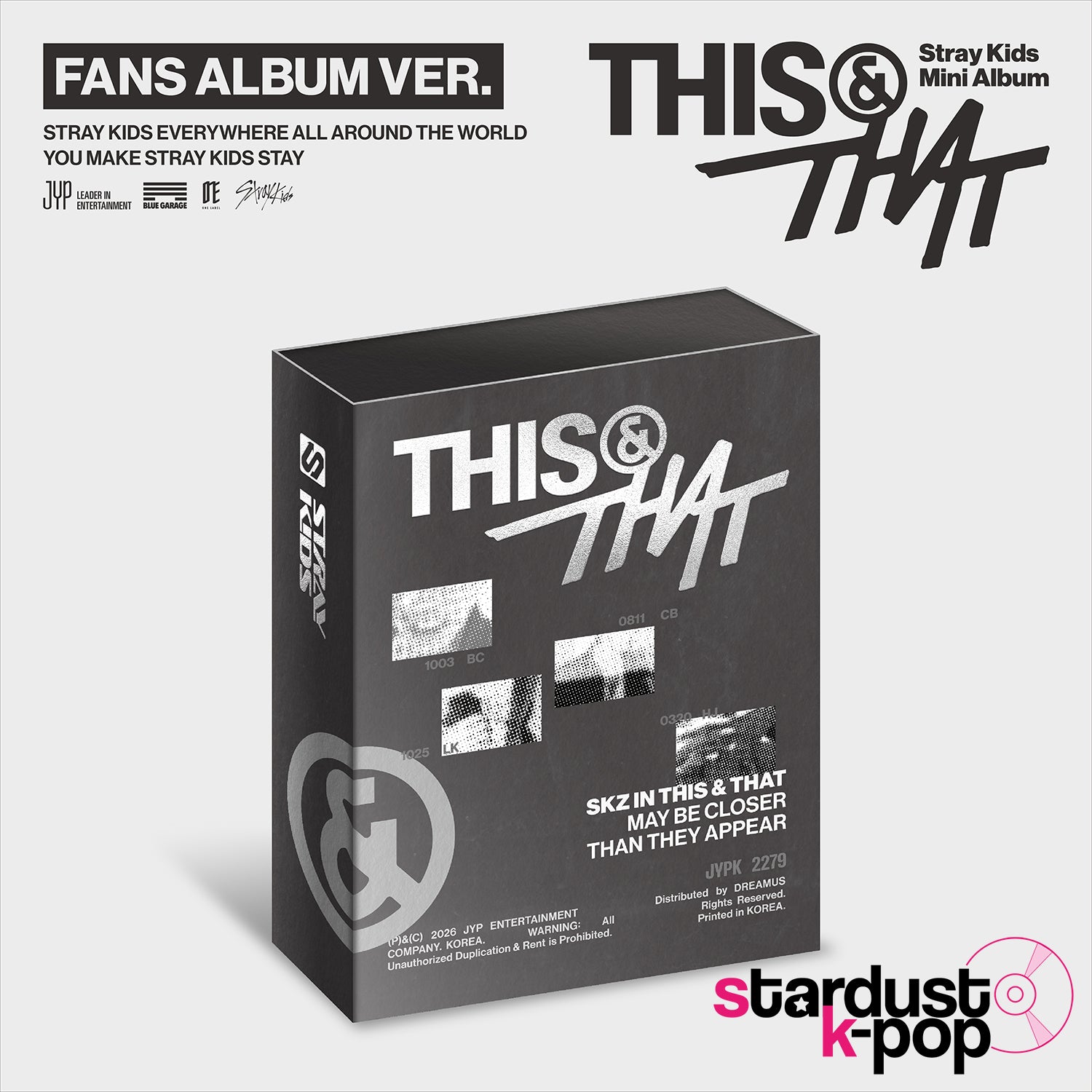 STRAY KIDS - THIS & THAT [10th Mini Album] Fans Album Ver.