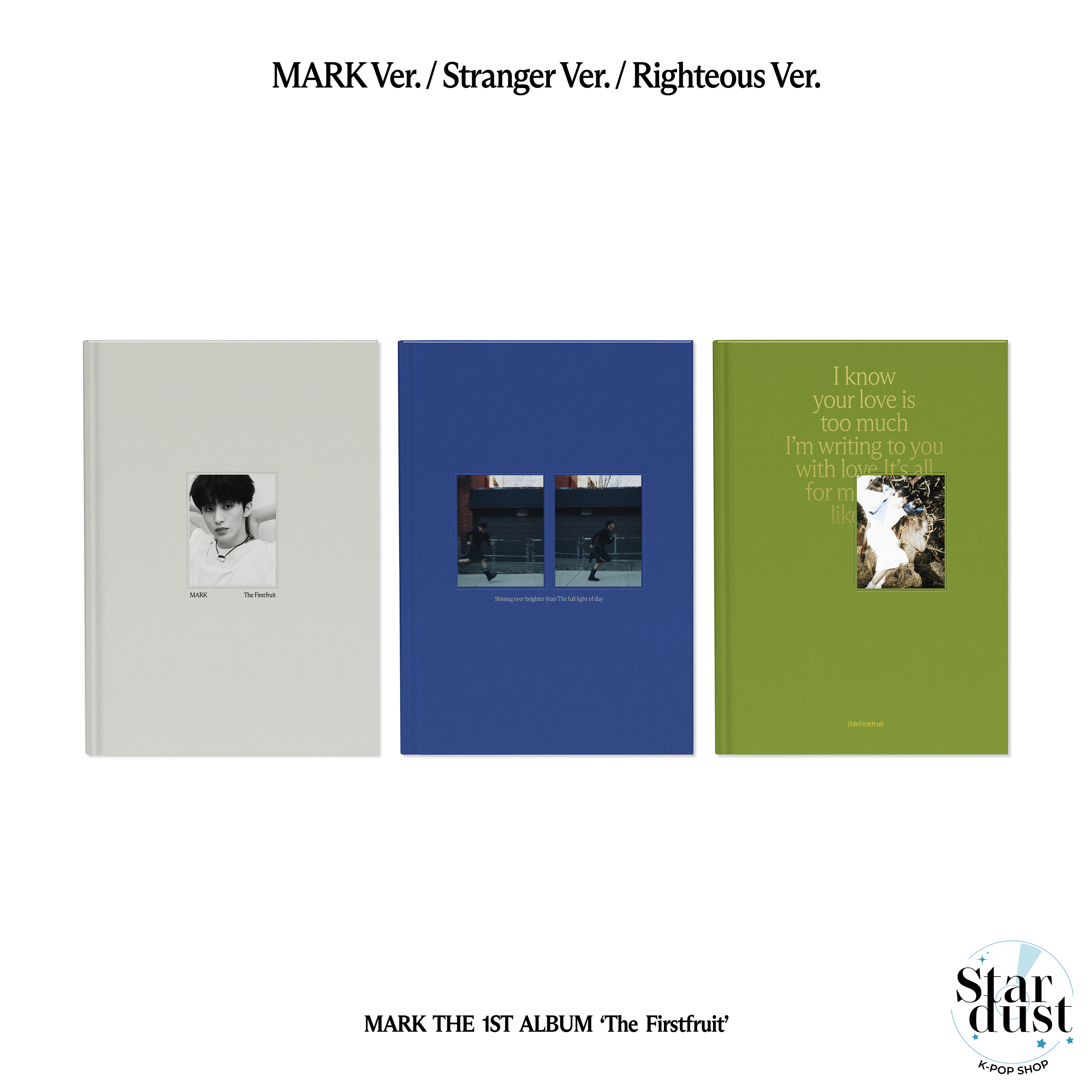 MARK - THE FIRSTFRUIT [1st Full Album] Photobook Ver. - Stardust K-pop Shop