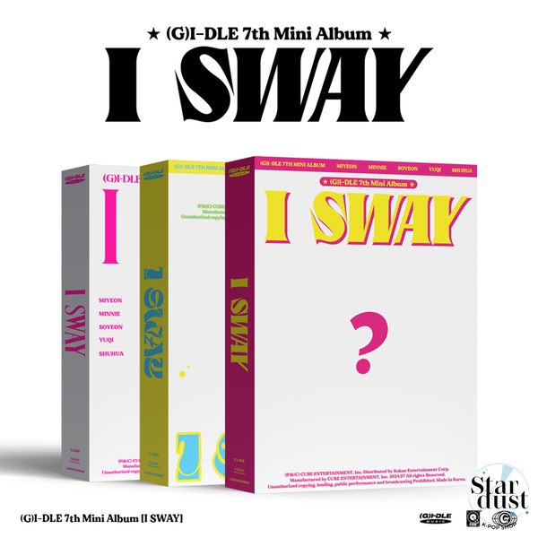 (G)I-DLE - I SWAY [7th Mini Album] + POSTER