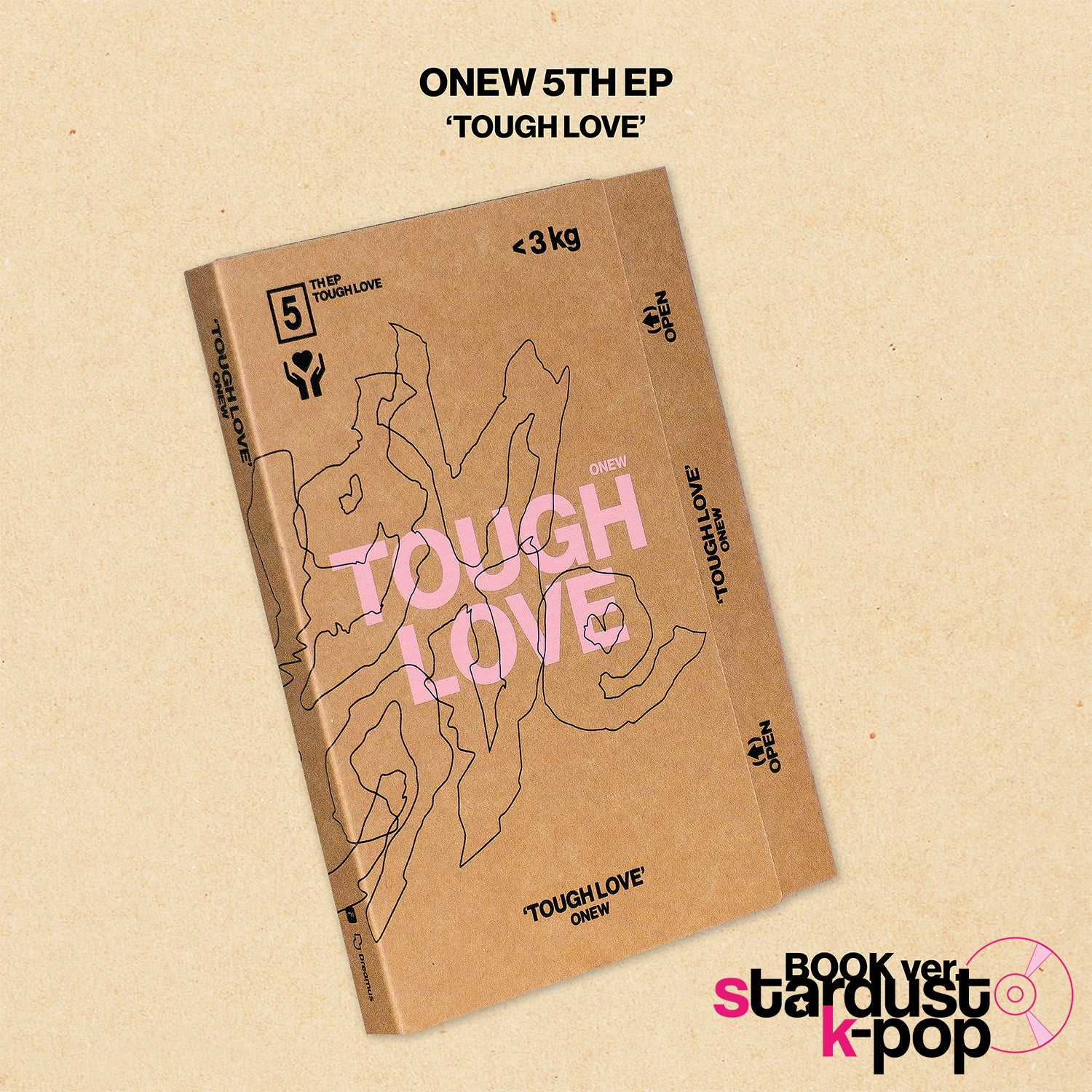 ONEW - TOUGH LOVE [5th Mini Album] Book Ver.