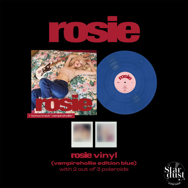 ROSÉ - ROSIE [1st Studio Album] LP Vampirehollie Blue Ver.