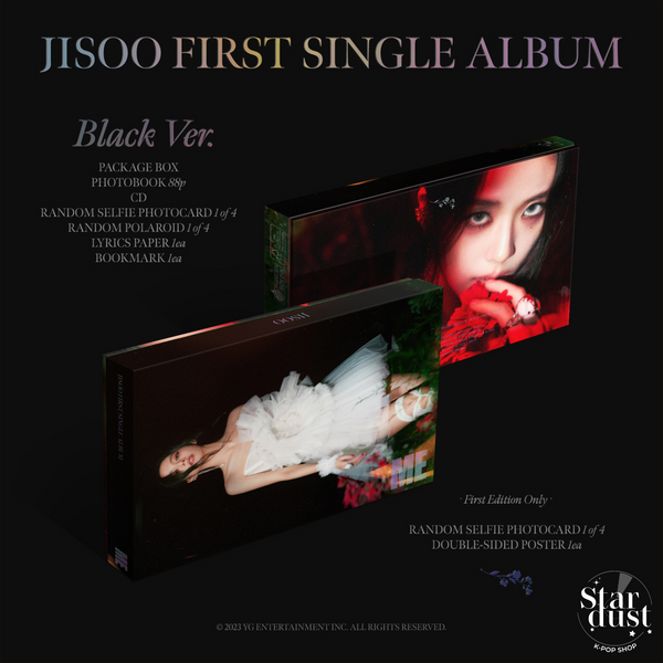 JISOO - ME [First Single Album] + POSTER
