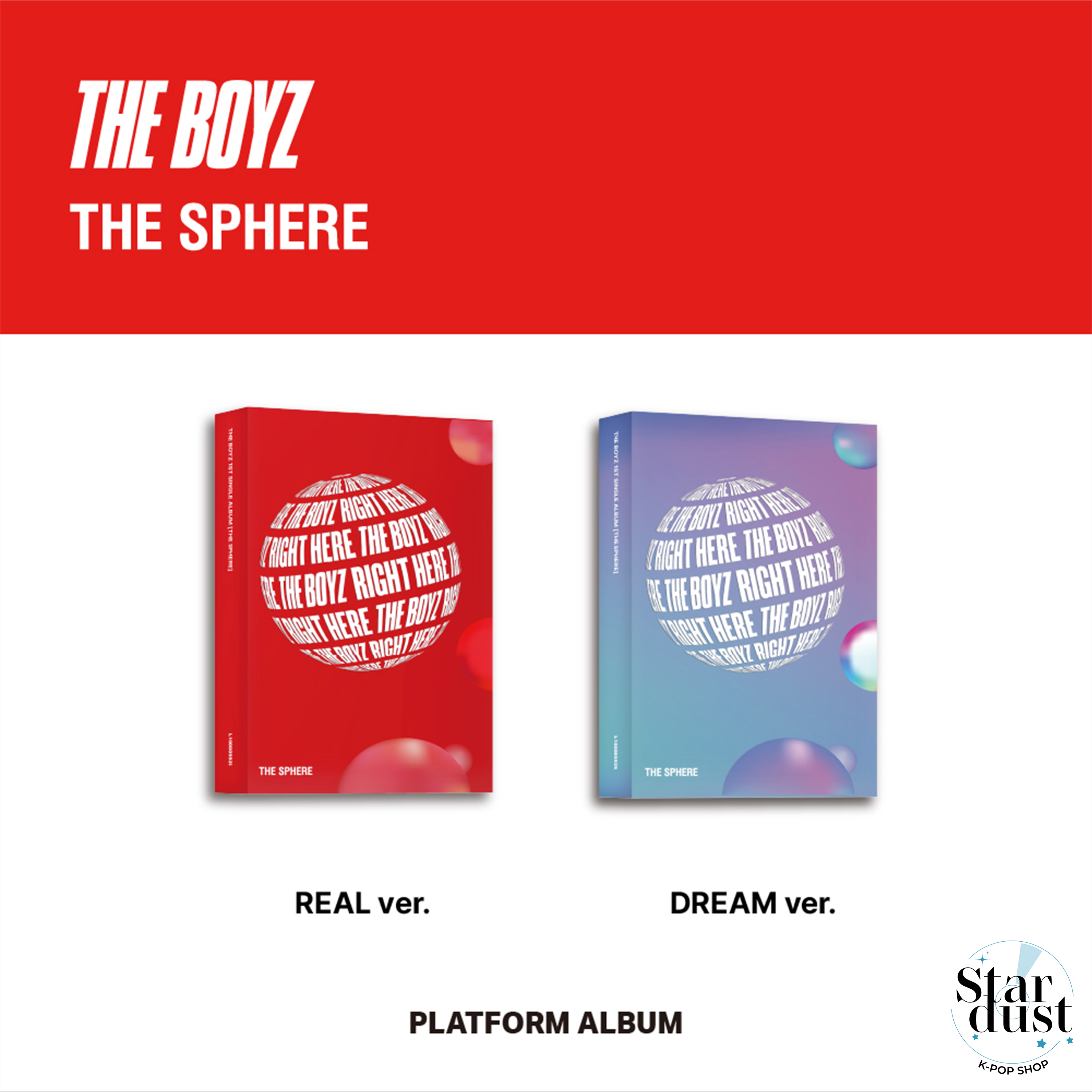 THE BOYZ - THE SPHERE [1st Single Album] Platform Ver. - Stardust K-pop Shop